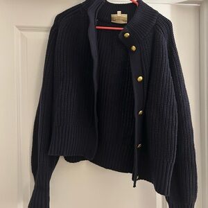 Tuckernuck x India Hicks Navy Cardigan Sweater